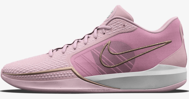 men's pink basketball shoes nike